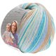 Lana Grossa LENA Print | 109-hvid/beige/lys blå/turkis