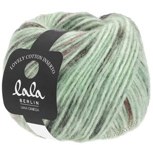 Lana Grossa LOVELY COTTON Inserto (lala BERLIN) | 111-pastelgrøn/grå
