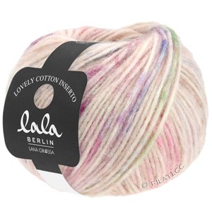 Lana Grossa LOVELY COTTON Inserto (lala BERLIN) | 112-pastelrosa/rødviolet/blåviolet