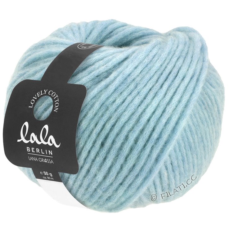 Lana Grossa LOVELY COTTON (lala BERLIN) | 21-lys blå