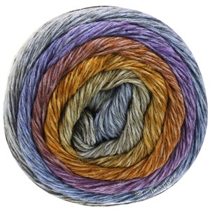 Lana Grossa MARE (Linea Pura) | 11-gyldenbrun/grøngrå/jeans/violet/lilla/nougat