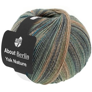 Lana Grossa MEILENWEIT 100g Yak Nature (ABOUT BERLIN) | 680-mørk grå/lys grå/grågrøn/gråbeige/taupe/mint meleret/