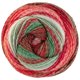 Lana Grossa GOMITOLO (Christmas Edition Lurex) | 117-grønrød/grågrøn/refleksrød/lys rød/tomatrød/mørk rød/ecru