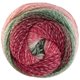 Lana Grossa GOMITOLO (Christmas Edition Lurex) | 118-grågrøn/hvidgrøn/ecru/rød/mørk rød/brombær/hvidrød stribet