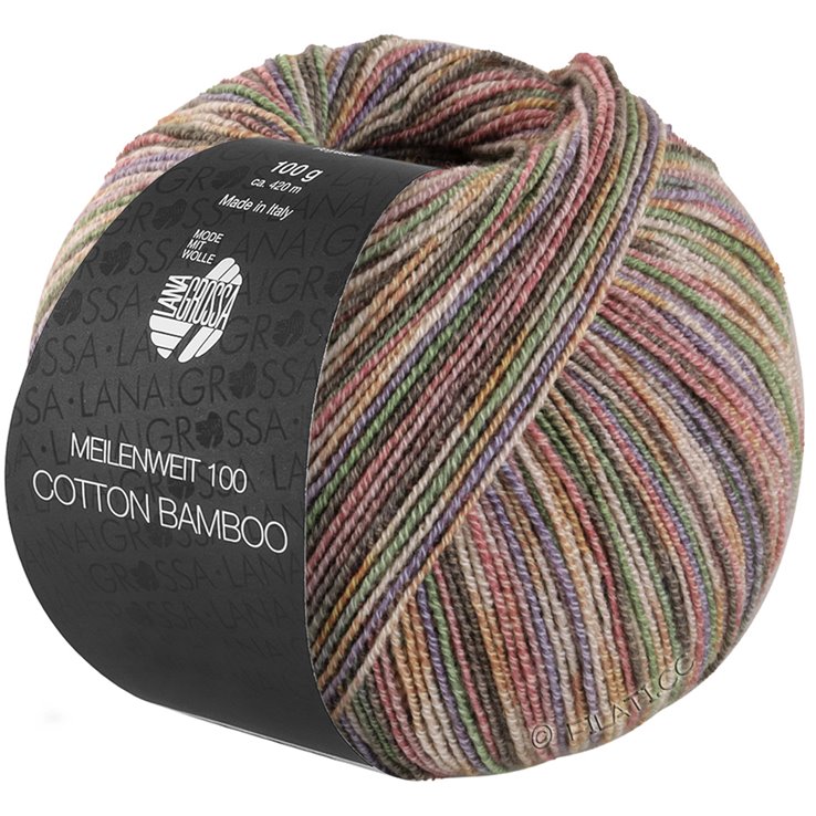 Lana Grossa MEILENWEIT 100g Cotton Bamboo Sole Mix | 6411-