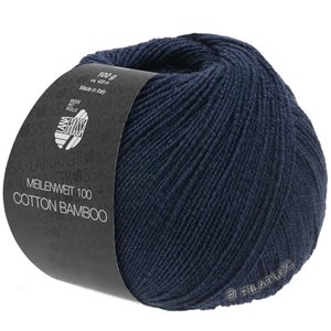 Lana Grossa MEILENWEIT 100g Cotton Bamboo | 08-natblå