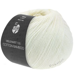 Lana Grossa MEILENWEIT 100g Cotton Bamboo | 09-hvid