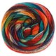 Lana Grossa MEILENWEIT 100g Fontana | 5451-oliven/smaragd/mørk violet/taupe/gråbrun/mørk brun/turkisblå/ruste rød/orange/jade/rød