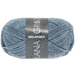 Lana Grossa MEILENWEIT 50g | 1302-jeans/grå meleret