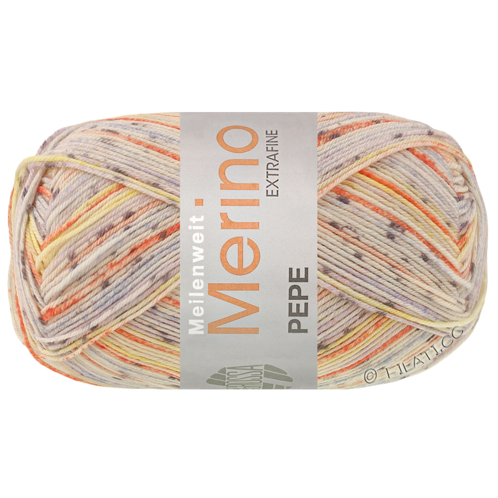 Lana Grossa MEILENWEIT 100g Merino Extrafine Pepe