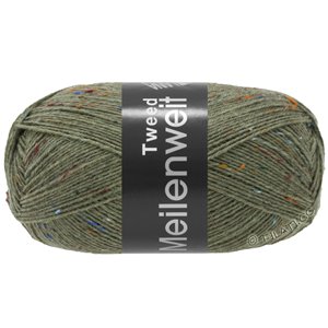 Lana Grossa MEILENWEIT 100g Tweed | 155-grøngrå