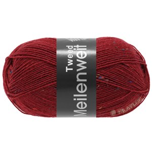 Lana Grossa MEILENWEIT 100g Tweed | 161-vinrød