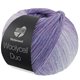 Lana Grossa MEILENWEIT 100g Woolycell Duo | 6004-rødviolet/gråviolet/jeans