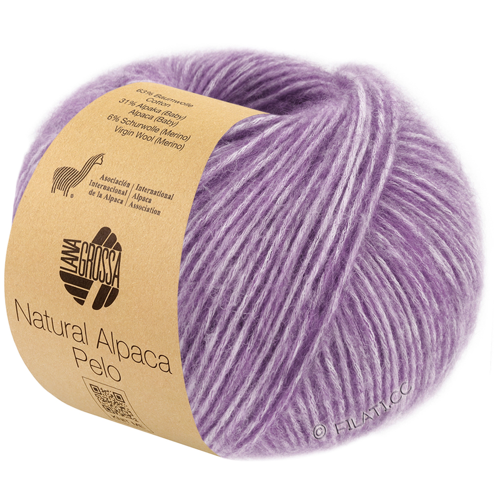 Lana Grossa NATURAL ALPACA Pelo | 037-lilla meleret