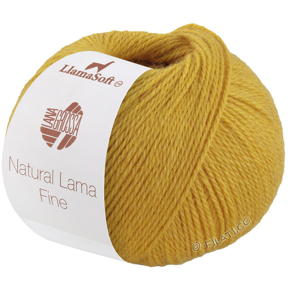 Lana Grossa NATURAL LAMA FINE | 118-gyldengul