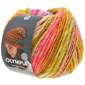 Lana Grossa OLYMPIA Classic | 102-oliven/pink/rosa/kaki/laks/pastelrosa/pastelgrøn/orange
