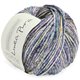 Lana Grossa ORGANICO Print (Linea Pura) | 352-natur/gråblå/violet/petrol
