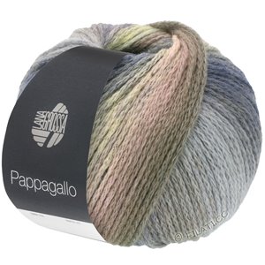 Lana Grossa PAPPAGALLO | 02-gråbrun/taupe/natblå/gråblå/sortbrun/rosa beige/grège/beigegrå/mørk grå/mellem grå/gul