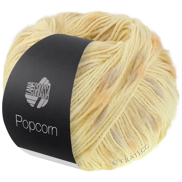 Lana Grossa POPCORN | 01-vanilje/beige/gul/orange