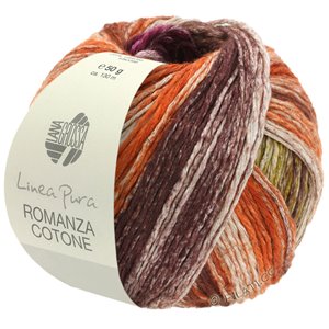 Lana Grossa ROMANZA COTONE (Linea Pura) | 03-sennepgul/fuchsia/ruste/natur/mokka