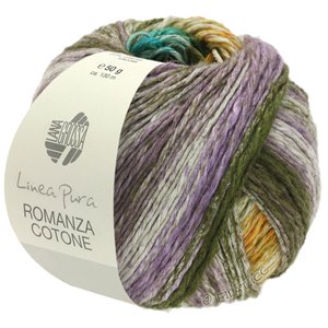 Lana Grossa ROMANZA COTONE (Linea Pura) | 10-jade/syren/orange/bleggrøn/mørk oliven/natur