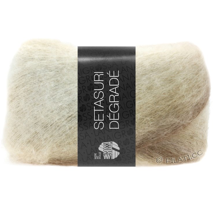 Lana Grossa SETASURI Dégradé | 108-lys beige/beige/nougat