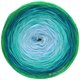 Lana Grossa SHADES OF COTTON | 102-grøn/petrol blå/turkis/lys blå/hvid