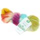 Lana Grossa SILKHAIR Hand-dyed | 609-ecru/lys grå/lys blå/gul/terrakotta/rødviolet/mørk grå