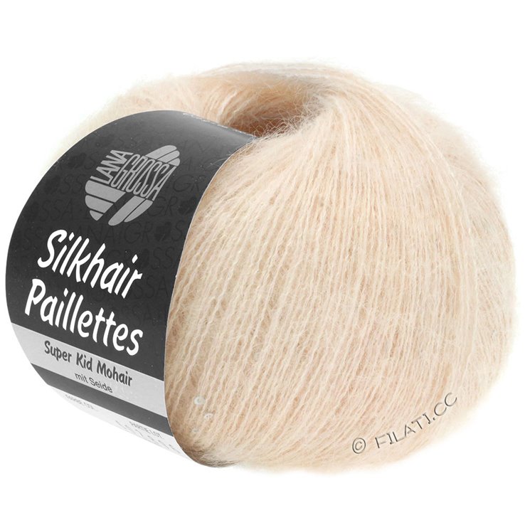Lana Grossa SILKHAIR Paillettes | 401-blegrosa