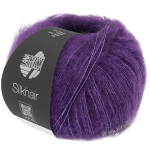 Lana Grossa SILKHAIR  Uni | 193-mørk violet