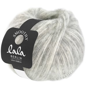 Lana Grossa SMOOTHY (lala BERLIN) | 09-rå hvid/lys grå