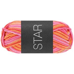 Lana Grossa STAR Print | 345-rosa/hindbær/orange/laks
