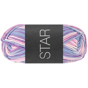 Lana Grossa STAR Print | 360-sartrosa/violetblå/violet/syren