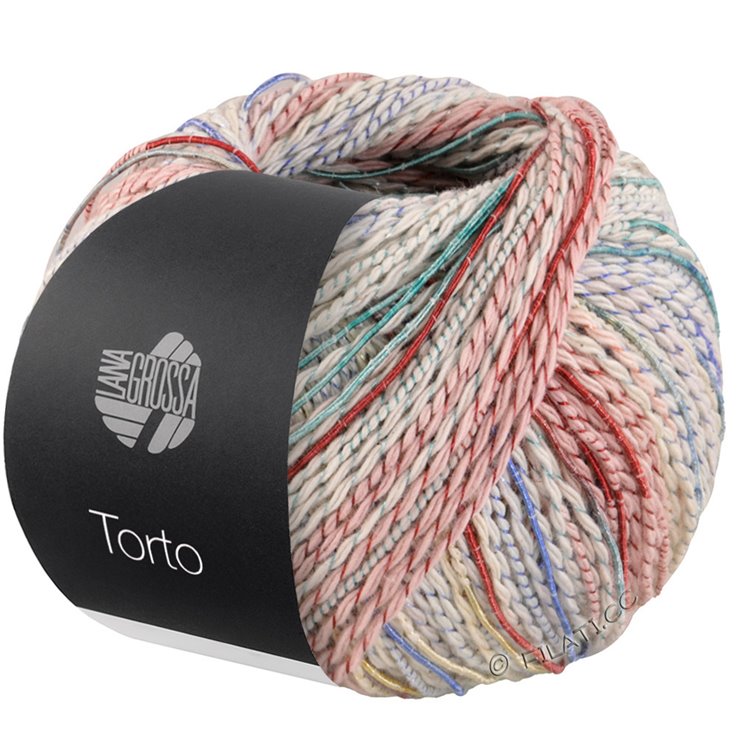 Lana Grossa TORTO | 04-lys grå/jeans/rosa/terrakotta/bleggul
