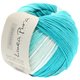 Lana Grossa WAKAME Uni/Print (Linea Pura) | 102-hvid/lys turkis/turkis