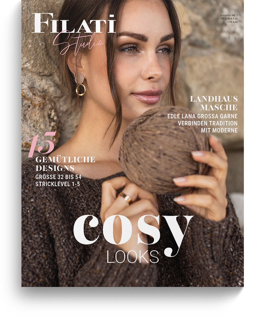 Cosy Looks No. 1 - Magasin (DE) + Strikkeopskrifter (DK) fra FILATI Studio