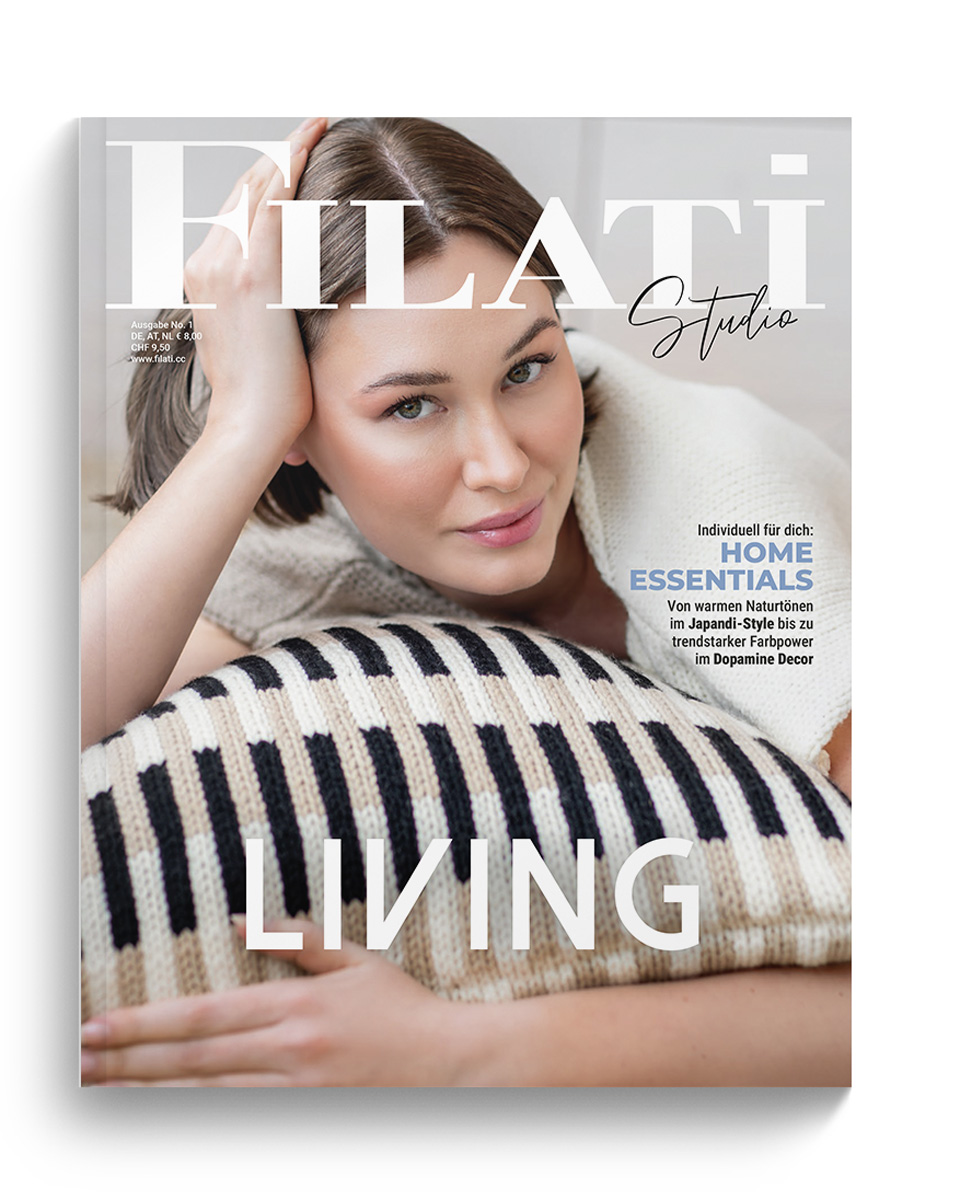 Lana Grossa LIVING No. 1 - Magasin (DE) + Strikkeopskrifter (DK) 