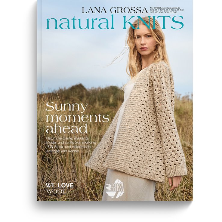 Natural Knits No. 1 - Magasin (DE) + Strikkeopskrifter (DK) fra Lana Grossa