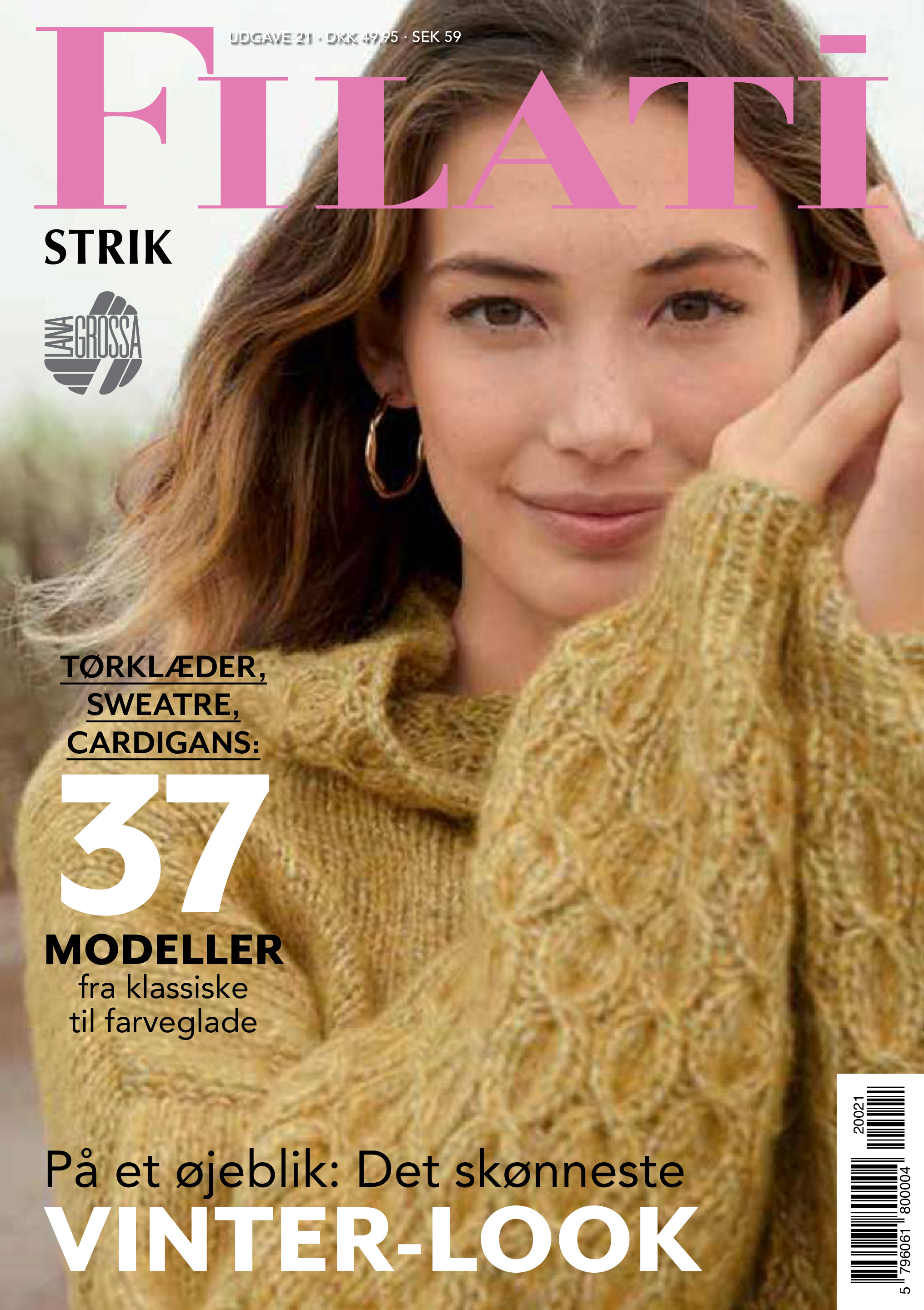 Lana Grossa mode-magazine FILATI Strik Udgave 21 (DK) | Onlineshop