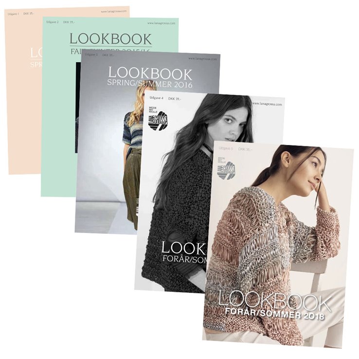 LOOKBOOK Udgave 1-5 (DK) fra Lana Grossa