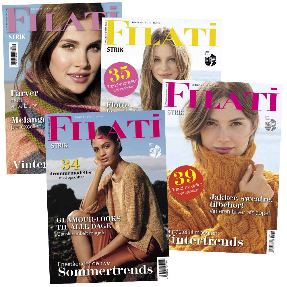 Lana Grossa mode-magazine FILATI Strik 15-18 (DK) | Onlineshop