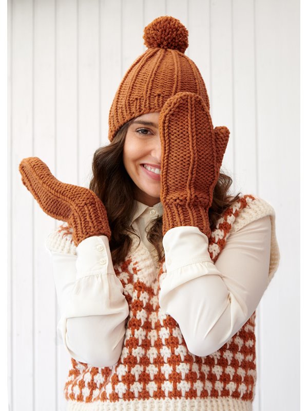 Lana Grossa HUE Mille II - Strikkeopskrift (SE)