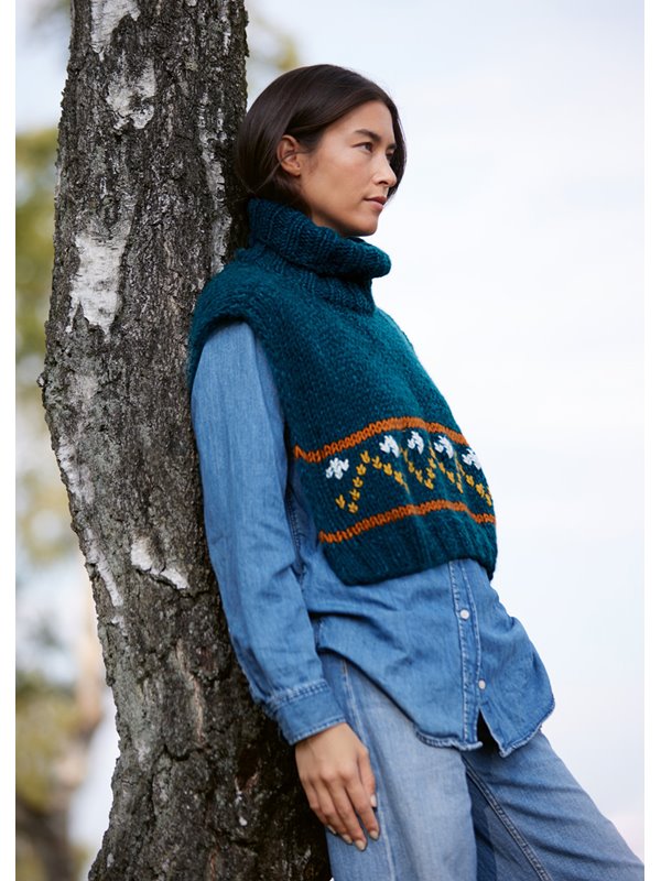 Lana Grossa SLIPOVER Ecopuno Chunky - Strikkeopskrift (SE)