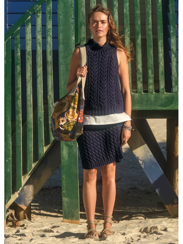 Lana Grossa NEDERDEL Brigitte No. 4 - Strikkeopskrift (SE)