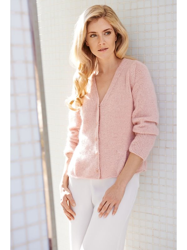 Lana Grossa JAKKE MED SKØD Elastico/Silkhair