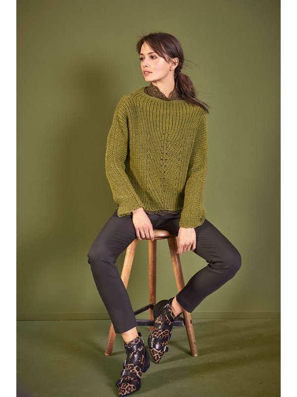 Lana Grossa PULLOVER Cool Wool Big Melange