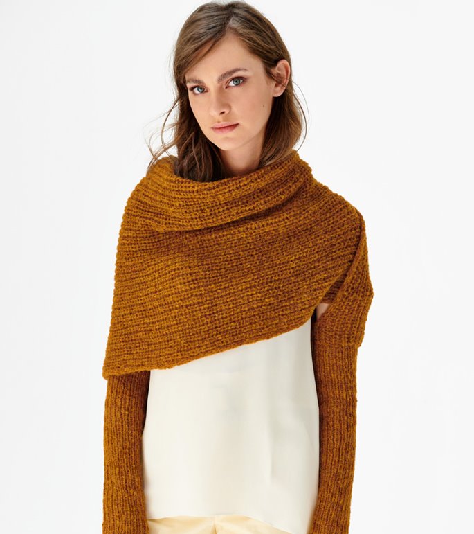 Lana Grossa SHRUG Cool Air Fine - Strikkeopskrift (NO)