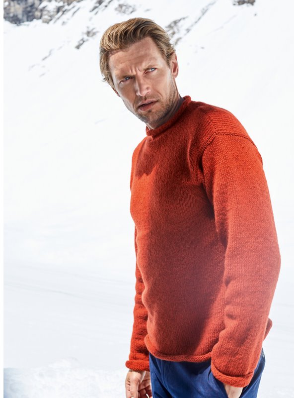 Lana Grossa PULLOVER Alta Moda Alpaca - Strikkeopskrift (NO)