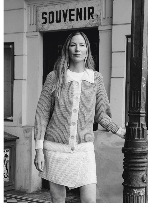 Lana Grossa JAKKE Cool Wool Big - Strikkeopskrift (SE)