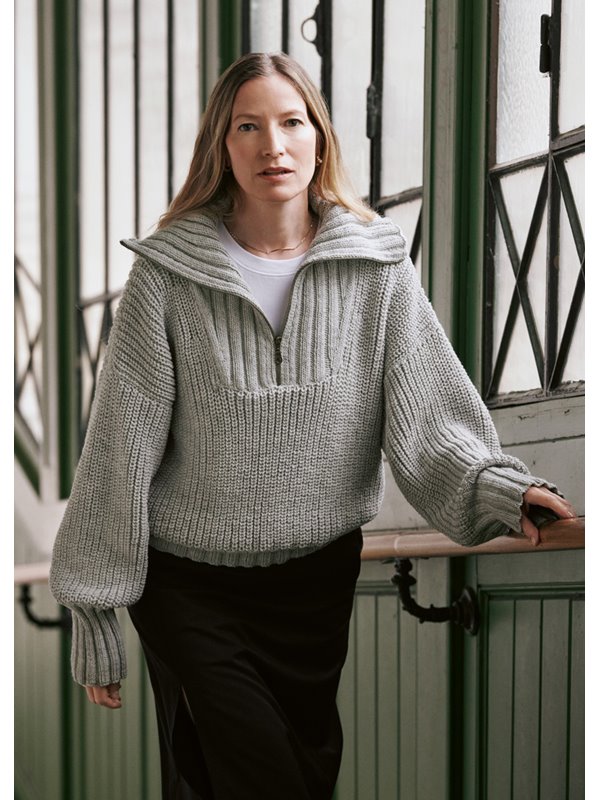 Lana Grossa PULLOVER Cool Wool Big - Strikkeopskrift (SE)